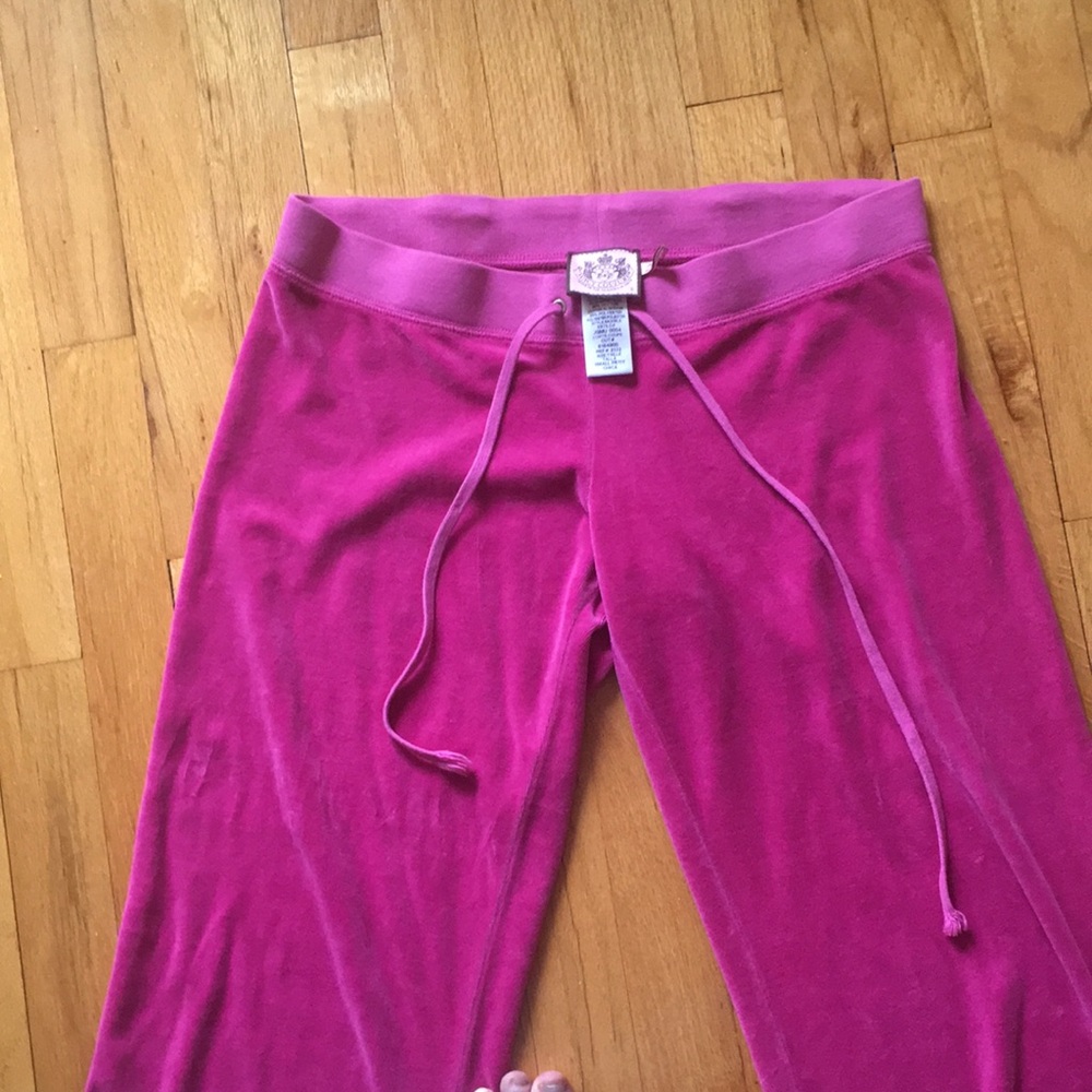 Juicy Couture velour track pants